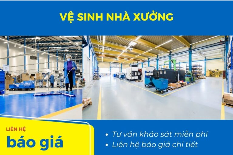 Dịch vụ vệ sinh nhà xưởng